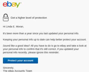 eBay Phising Email